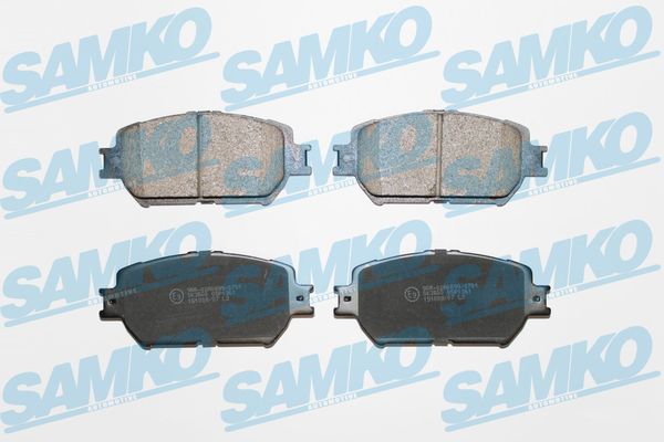 Комплект тормозных колодок, дисковый тормоз - 5SP1361 SAMKO
