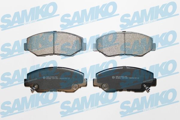 Bremsbelagsatz, Scheibenbremse - 5SP1364 SAMKO