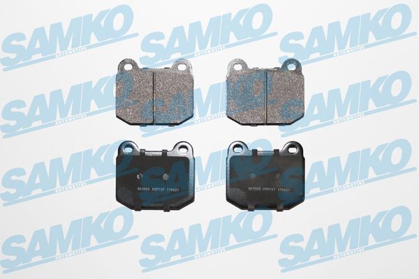 Brake Pad Set, disc brake - 5SP137 SAMKO