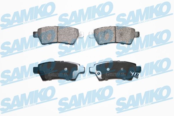 Комплект тормозных колодок, дисковый тормоз - 5SP1377 SAMKO