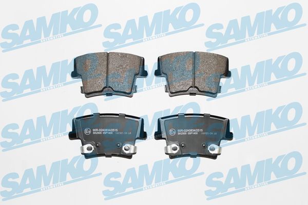 Brake Pad Set, disc brake - 5SP1400 SAMKO