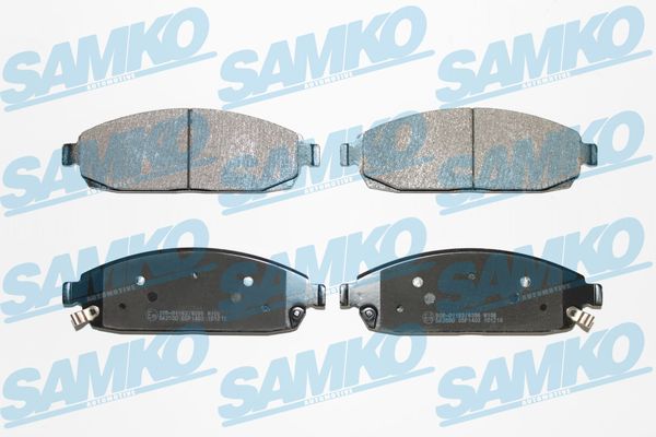 Комплект тормозных колодок, дисковый тормоз - 5SP1403 SAMKO