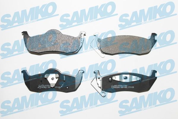 Brake Pad Set, disc brake - 5SP1405 SAMKO