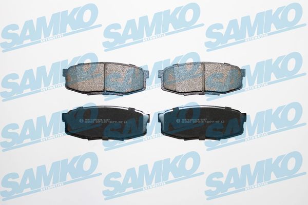 Комплект тормозных колодок, дисковый тормоз - 5SP1419 SAMKO