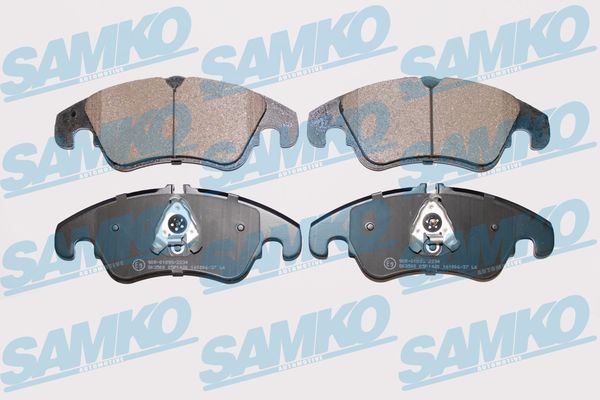 Комплект тормозных колодок, дисковый тормоз - 5SP1420 SAMKO