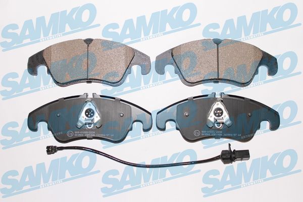 Комплект тормозных колодок, дисковый тормоз - 5SP1420A SAMKO