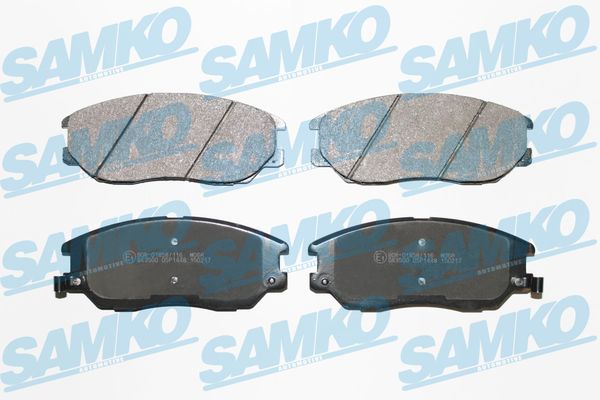 Комплект тормозных колодок, дисковый тормоз - 5SP1448 SAMKO