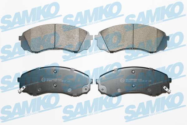 Комплект тормозных колодок, дисковый тормоз - 5SP1451 SAMKO