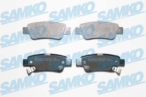 stabdžių trinkelių rinkinys, diskinis stabdys - 5SP1455 SAMKO