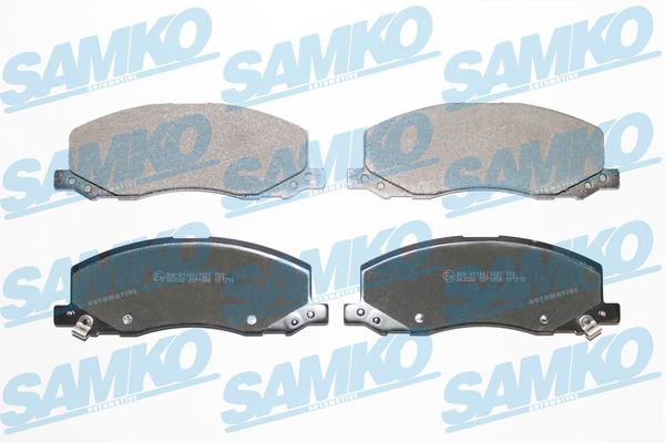Комплект тормозных колодок, дисковый тормоз - 5SP1468 SAMKO
