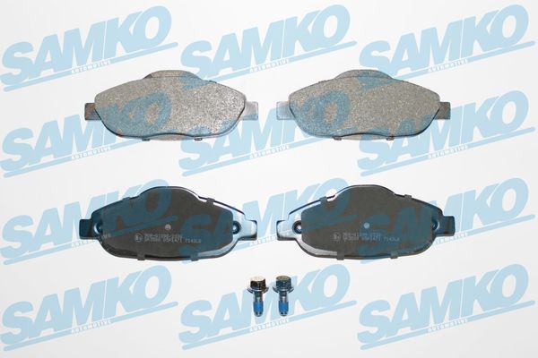 Комплект тормозных колодок, дисковый тормоз - 5SP1471 SAMKO