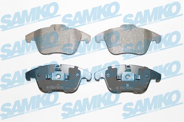 Комплект тормозных колодок, дисковый тормоз - 5SP1486 SAMKO