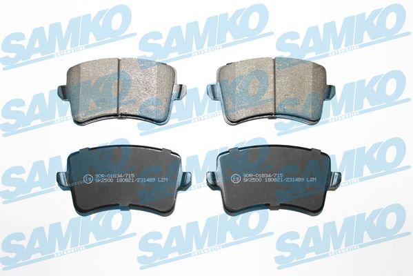 Brake Pad Set, disc brake - 5SP1489 SAMKO