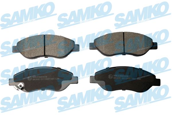 Kit pastiglie freno, Freno a disco - 5SP1490 SAMKO