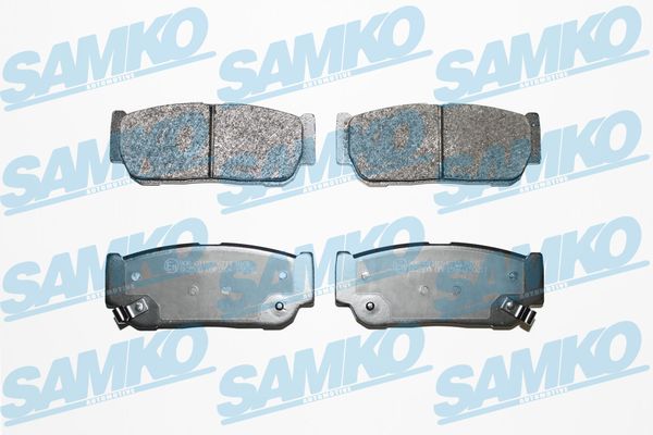 Комплект тормозных колодок, дисковый тормоз - 5SP1504 SAMKO