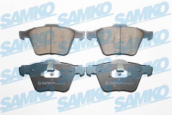 Комплект тормозных колодок, дисковый тормоз - 5SP1507 SAMKO
