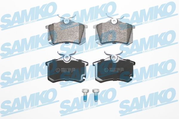 Комплект тормозных колодок, дисковый тормоз - 5SP1508 SAMKO