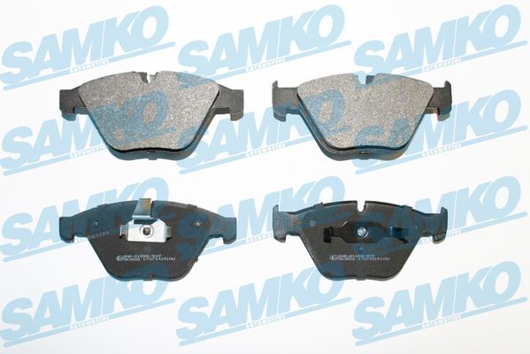 stabdžių trinkelių rinkinys, diskinis stabdys - 5SP1510 SAMKO