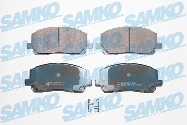 Brake Pad Set, disc brake - 5SP1516 SAMKO
