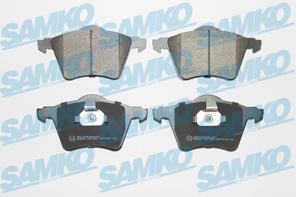 Комплект тормозных колодок, дисковый тормоз - 5SP1525 SAMKO