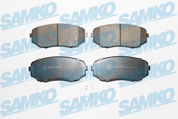 Комплект тормозных колодок, дисковый тормоз - 5SP1573 SAMKO