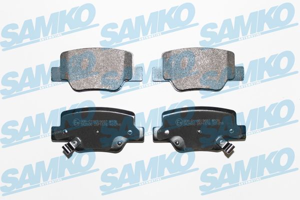 Brake Pad Set, disc brake - 5SP1576 SAMKO