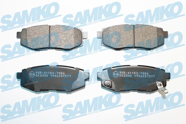 Brake Pad Set, disc brake - 5SP1577 SAMKO