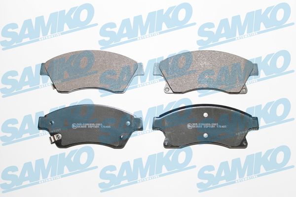 Brake Pad Set, disc brake - 5SP1581 SAMKO