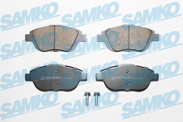 Комплект тормозных колодок, дисковый тормоз - 5SP1590 SAMKO