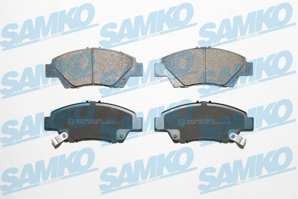 Комплект тормозных колодок, дисковый тормоз - 5SP1591 SAMKO