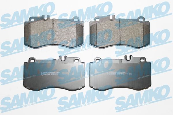 Комплект тормозных колодок, дисковый тормоз - 5SP1592 SAMKO