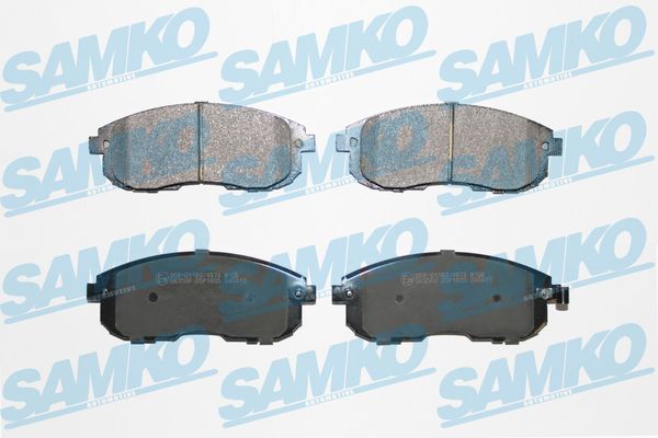 Комплект тормозных колодок, дисковый тормоз - 5SP1605 SAMKO
