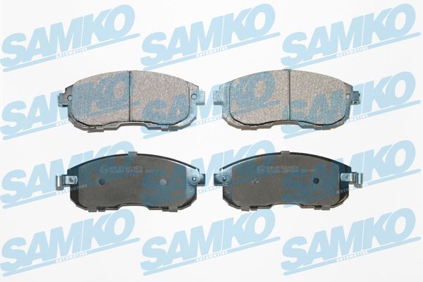 Комплект тормозных колодок, дисковый тормоз - 5SP1606 SAMKO