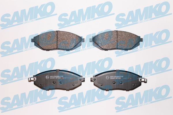Brake Pad Set, disc brake - 5SP1629 SAMKO