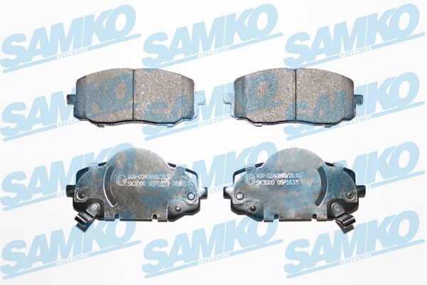 Brake Pad Set, disc brake - 5SP1633 SAMKO