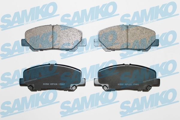 Kit pastiglie freno, Freno a disco - 5SP1636 SAMKO