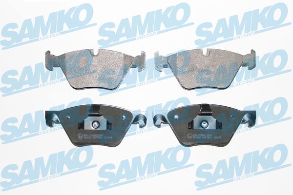 stabdžių trinkelių rinkinys, diskinis stabdys - 5SP1641 SAMKO