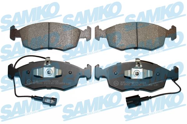 Kit pastiglie freno, Freno a disco - 5SP1653 SAMKO