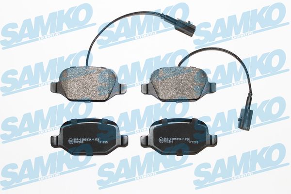 Brake Pad Set, disc brake - 5SP1661 SAMKO