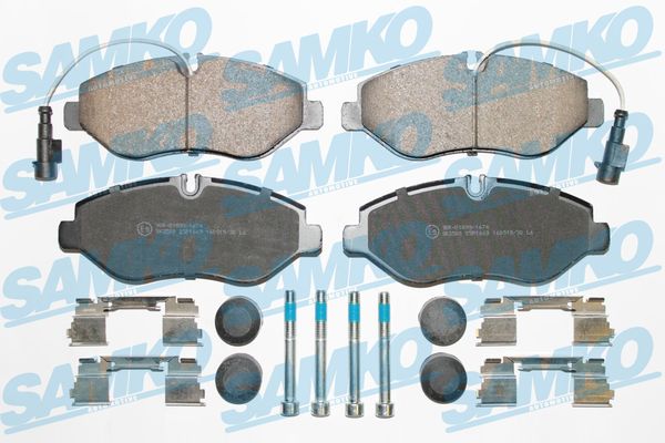 Brake Pad Set, disc brake - 5SP1669 SAMKO