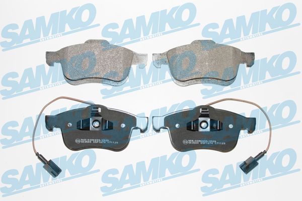 Комплект тормозных колодок, дисковый тормоз - 5SP1674 SAMKO