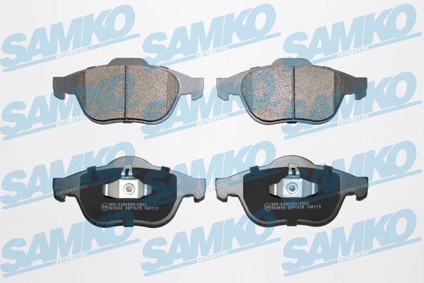 Brake Pad Set, disc brake - 5SP1678 SAMKO