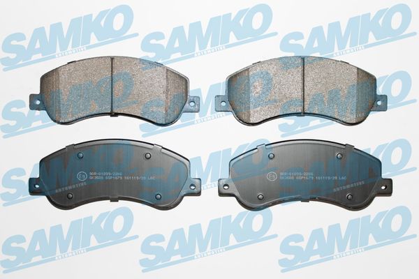 Комплект тормозных колодок, дисковый тормоз - 5SP1679 SAMKO