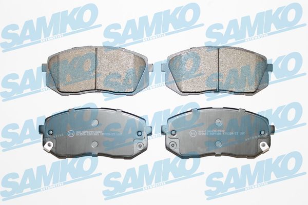 Комплект тормозных колодок, дисковый тормоз - 5SP1689 SAMKO
