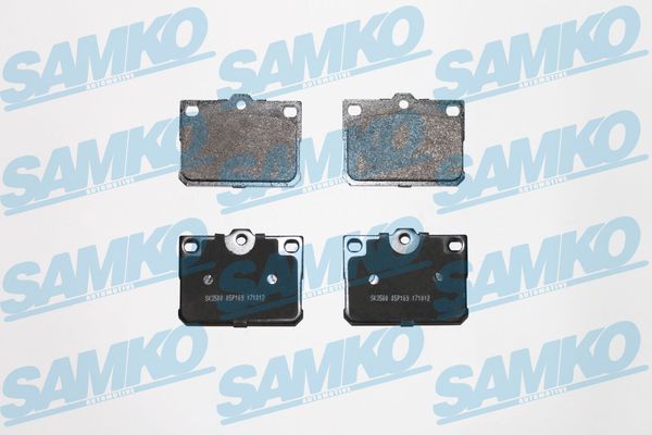 Brake Pad Set, disc brake - 5SP169 SAMKO