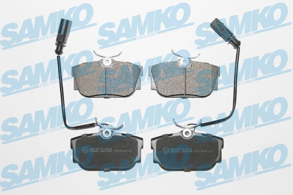Комплект тормозных колодок, дисковый тормоз - 5SP1699 SAMKO