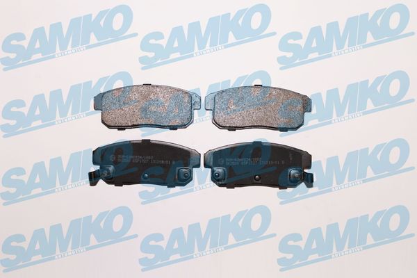 Комплект тормозных колодок, дисковый тормоз - 5SP1727 SAMKO