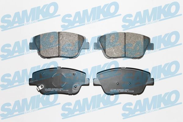 Brake Pad Set, disc brake - 5SP1736 SAMKO