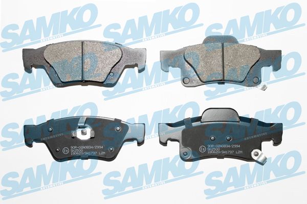 Brake Pad Set, disc brake - 5SP1737 SAMKO