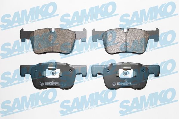 Brake Pad Set, disc brake - 5SP1739 SAMKO